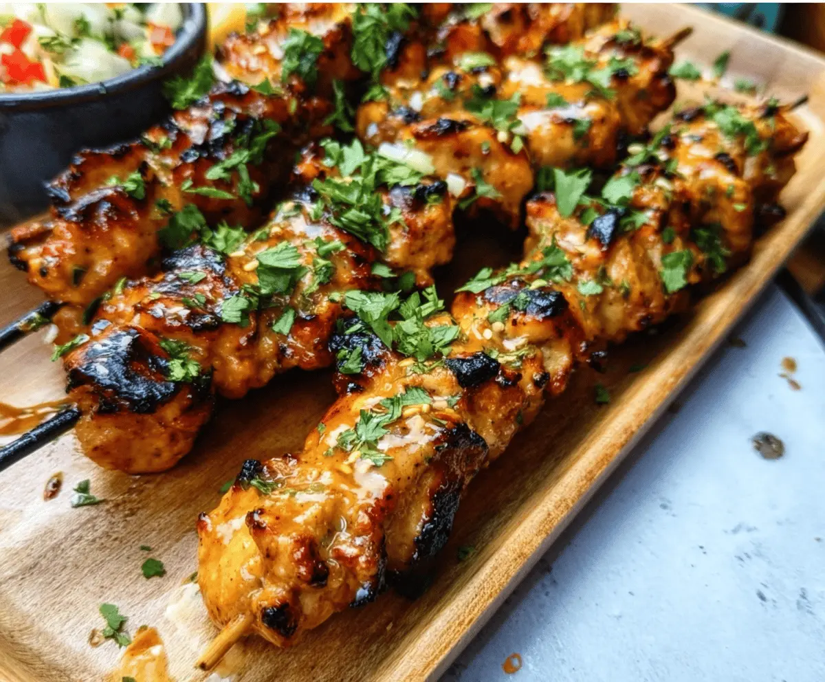 Easy Bang Bang Chicken Skewers Recipe