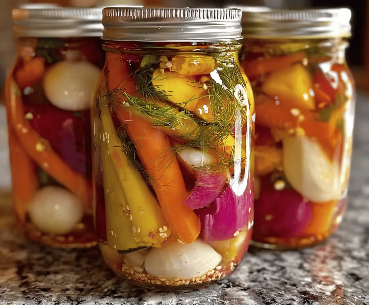 Easy Refrigerator Pickled Vegetables Recipe for Beginners