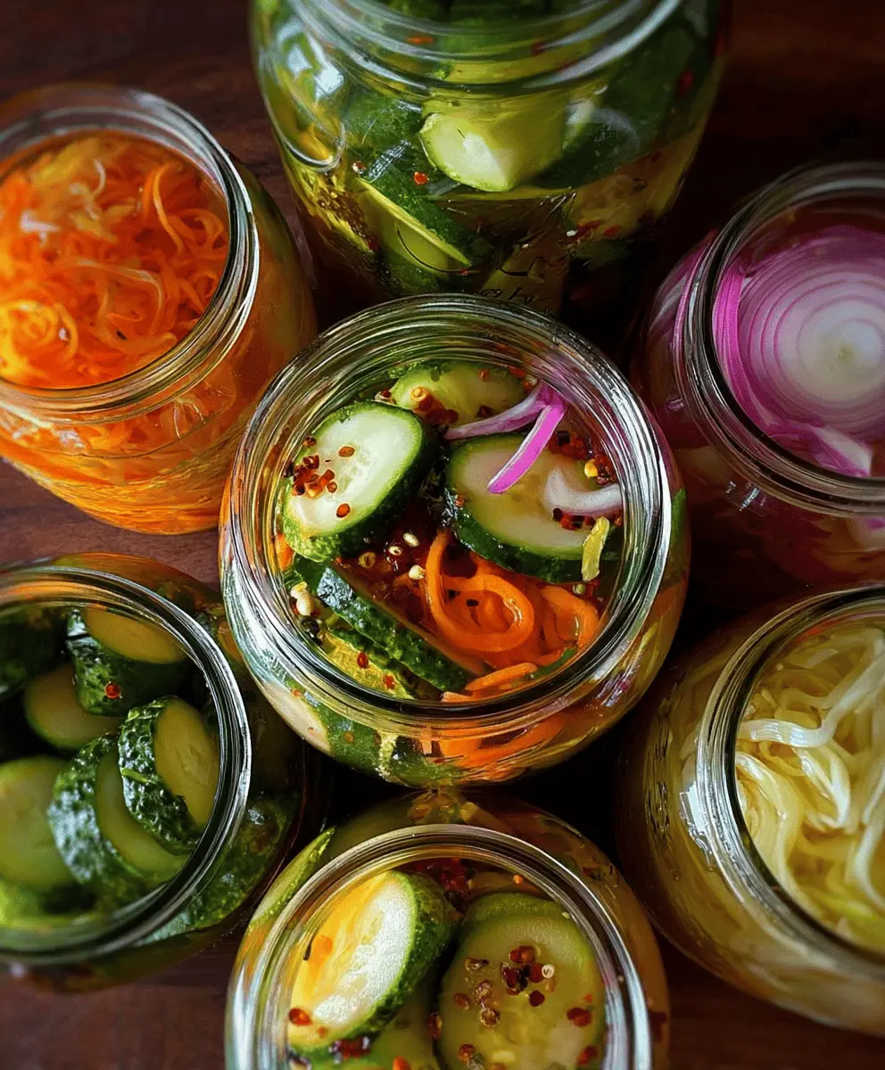Easy Refrigerator Pickled Vegetables Recipe for Beginners