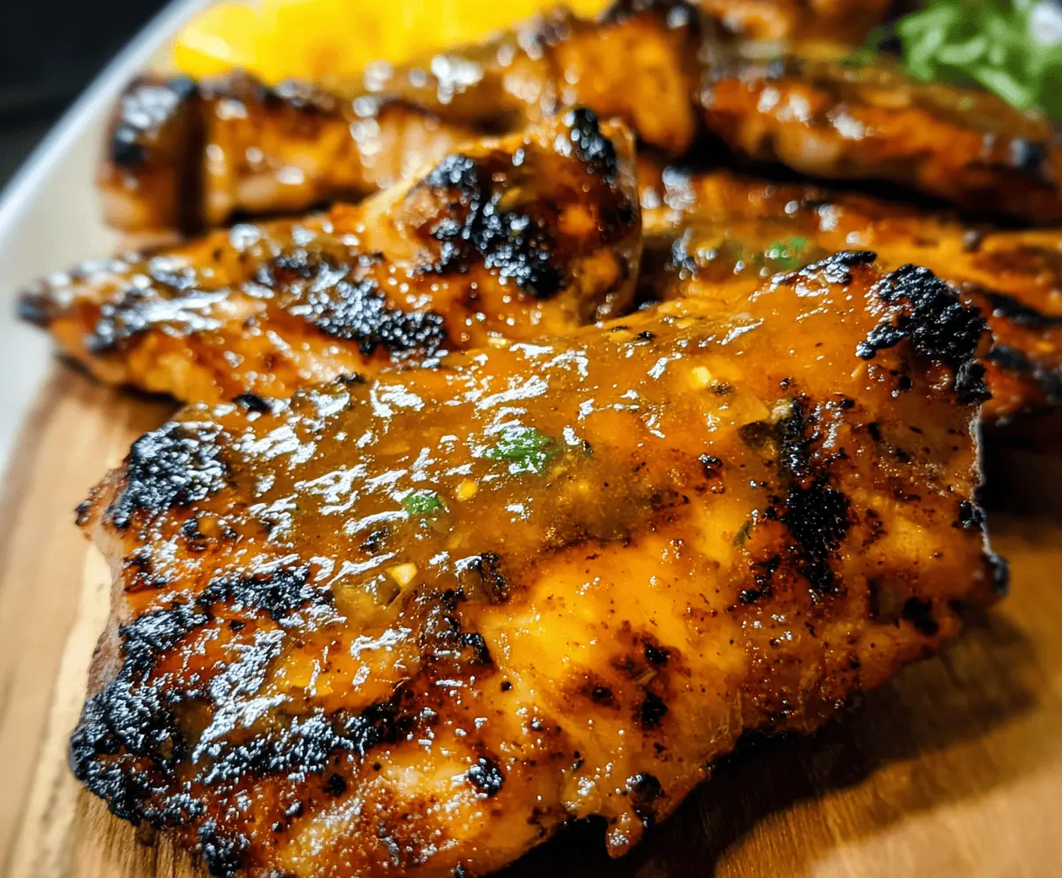Easy Grilled Mango Chicken Recipe