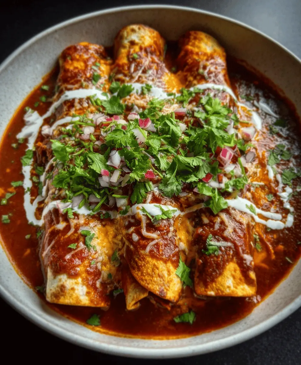 Easy Cheesy Birria Enchiladas Recipe