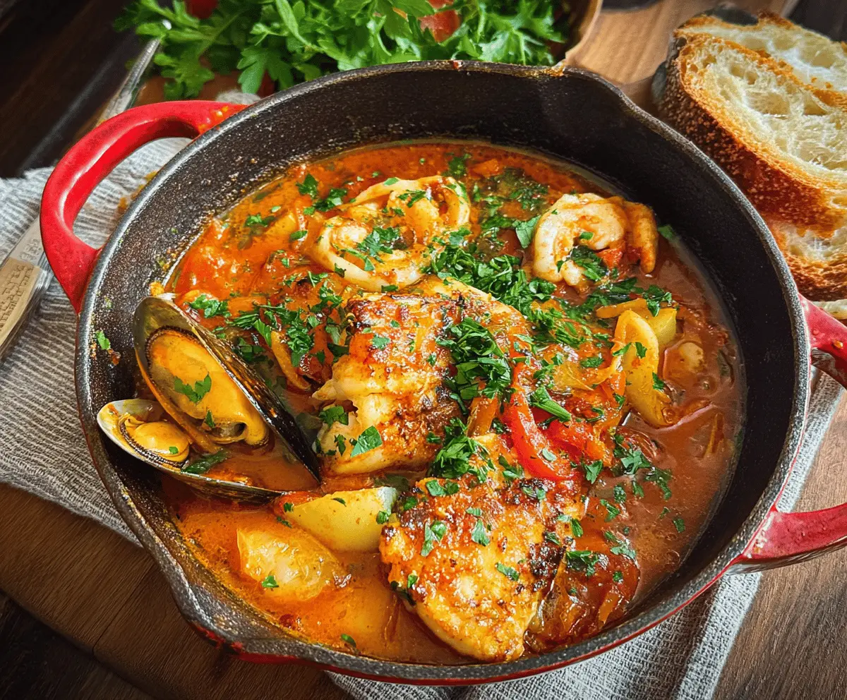 Easy Portuguese Fish Stew Recipe