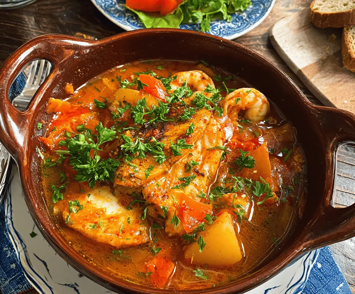 Easy Portuguese Fish Stew Recipe
