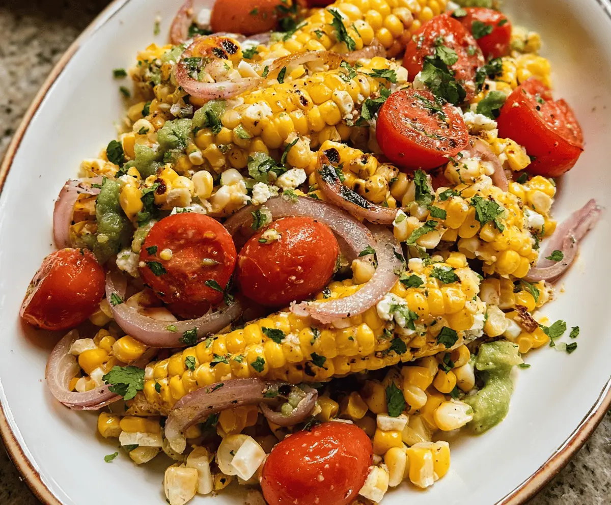 Easy Grilled Corn Salad Recipe for Summer