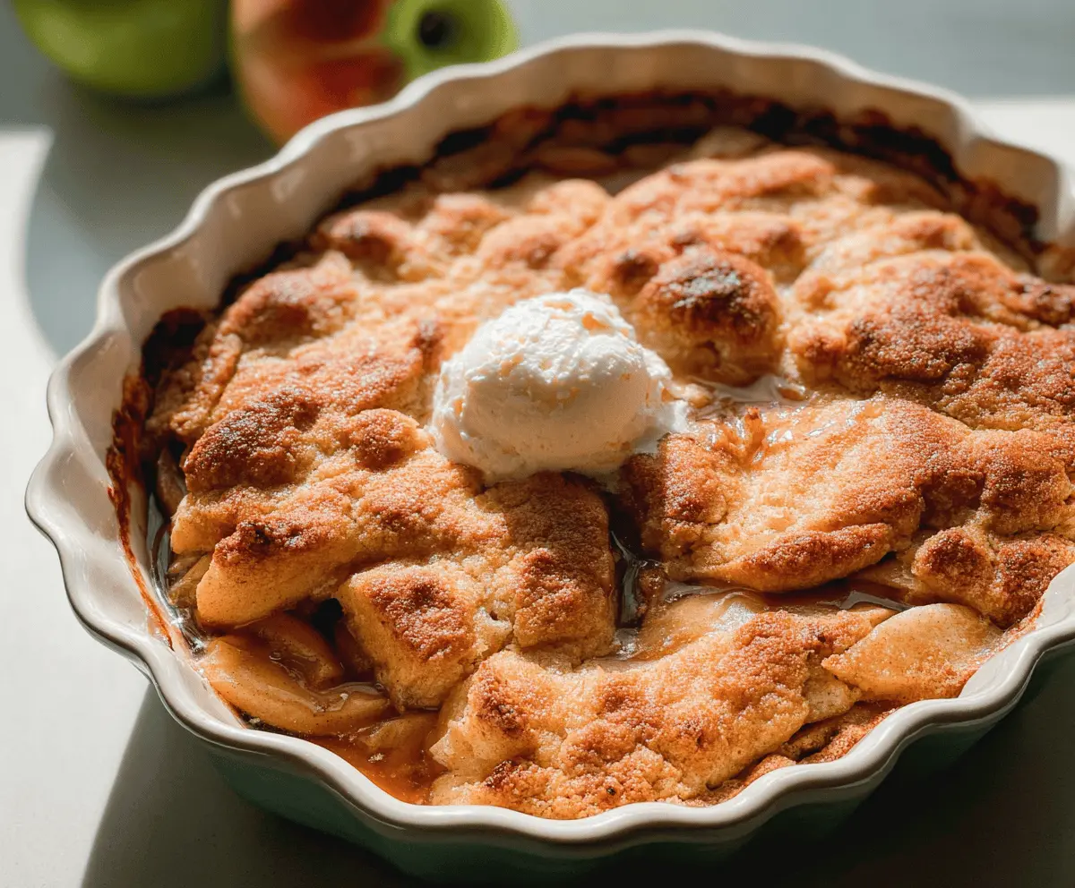 Easy Homemade Apple Cobbler Recipe