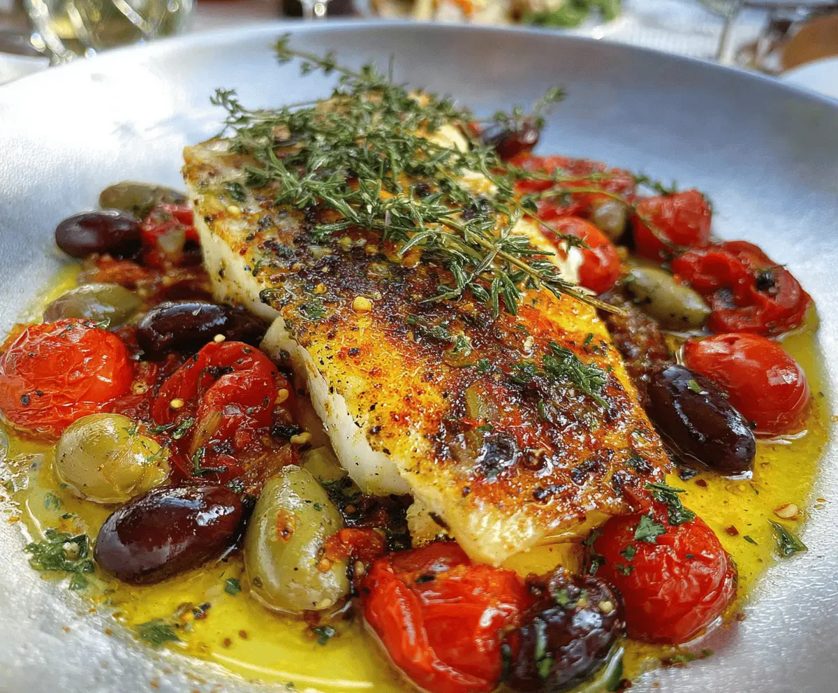 Easy Mediterranean Baked Fish Recipe for Dinner