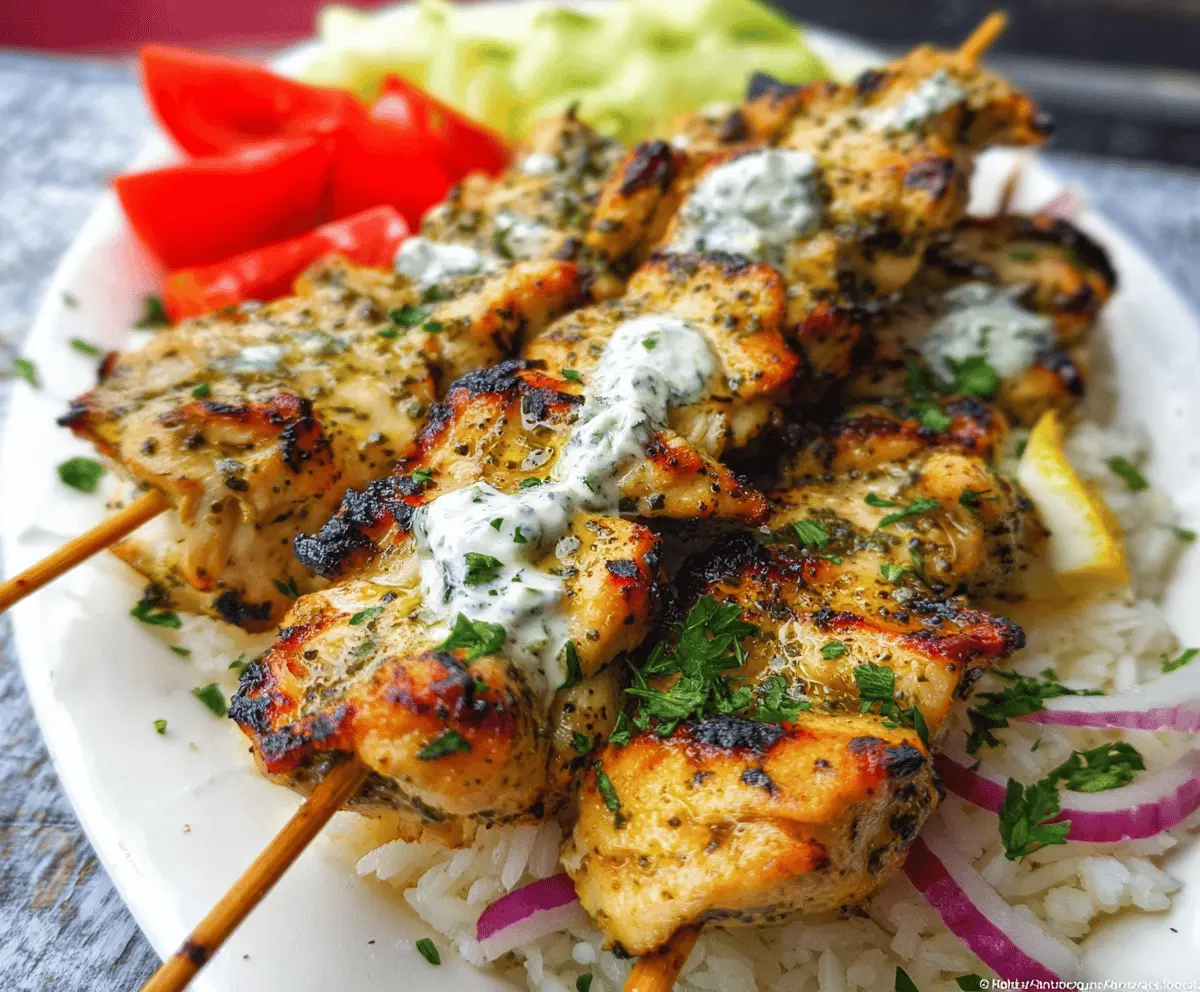 Easy Authentic Greek Chicken Souvlaki Recipe
