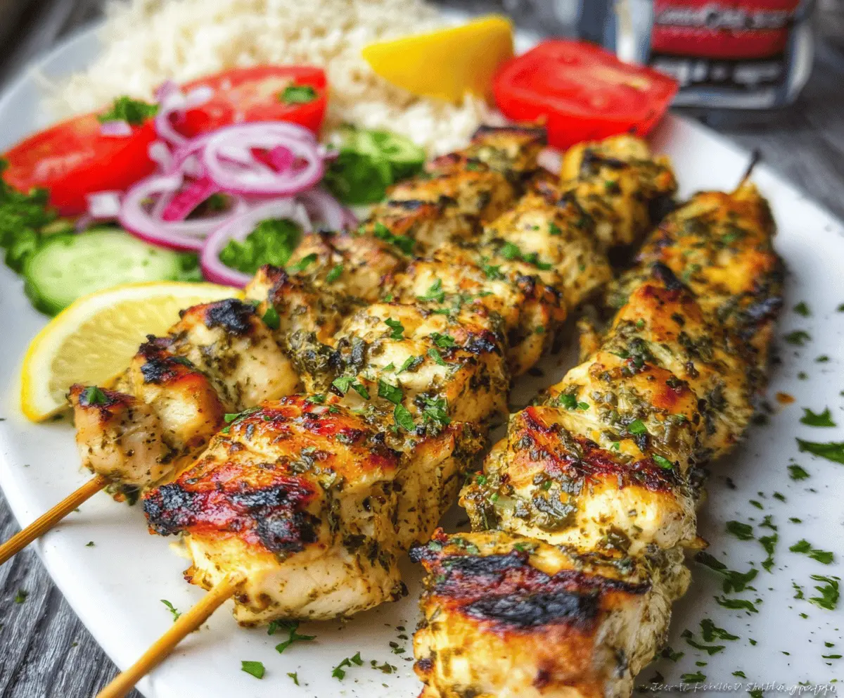 Easy Authentic Greek Chicken Souvlaki Recipe