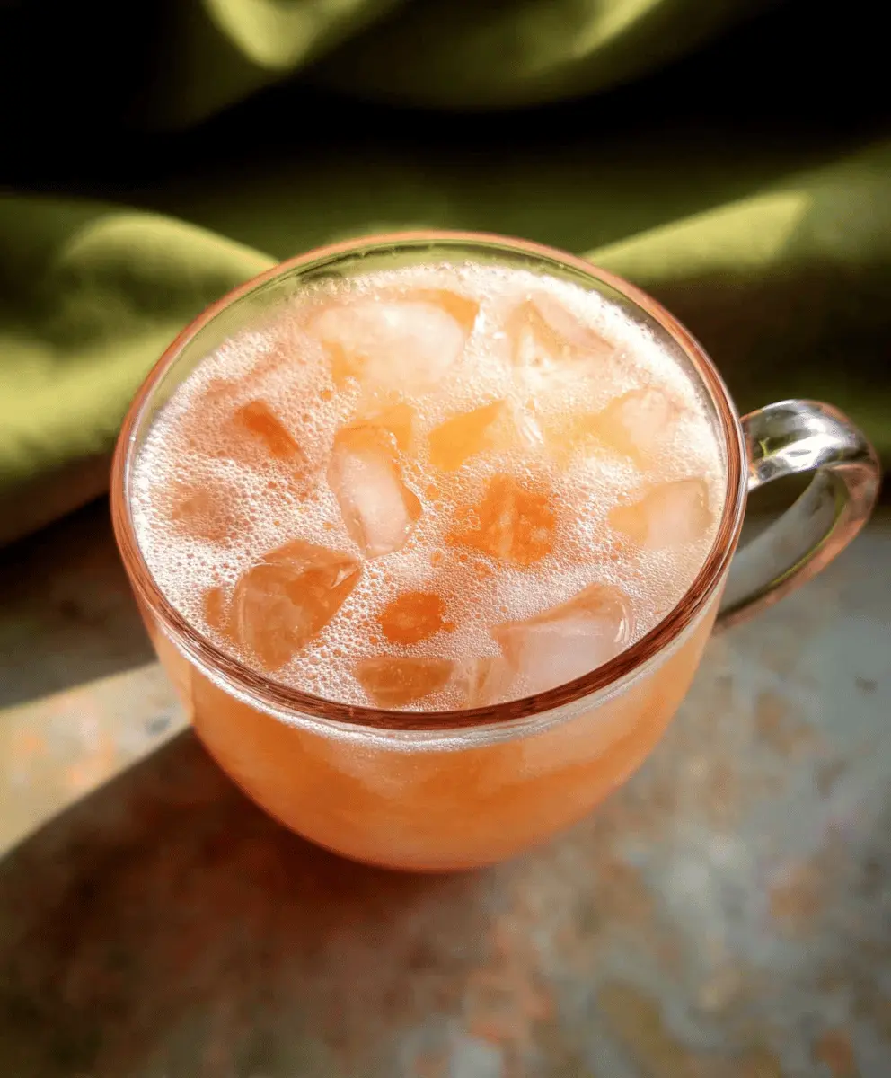 Easy Grandma’s Peach Punch Recipe