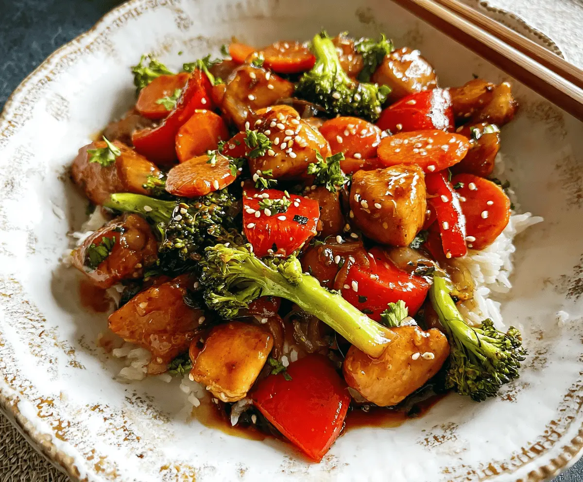 Easy Honey Garlic Chicken Stir Fry Recipe