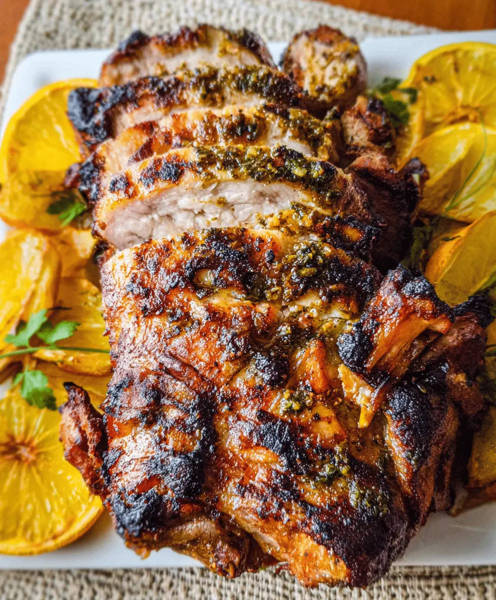 Easy Roasted Cuban Mojo Pork Recipe
