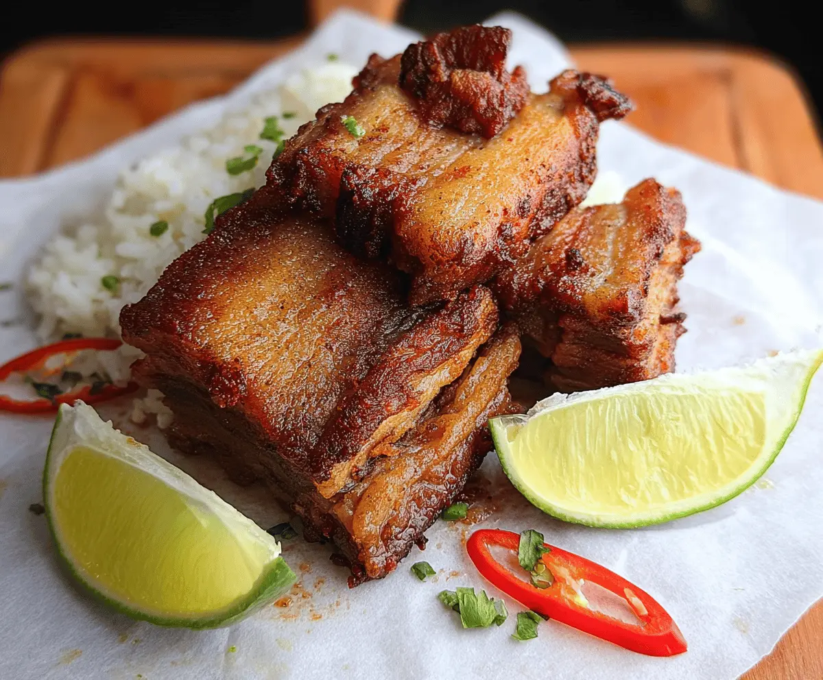 Easy Colombian-Style Crispy Pork Belly Recipe