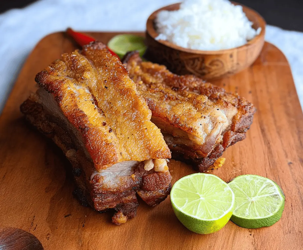 Easy Colombian-Style Crispy Pork Belly Recipe