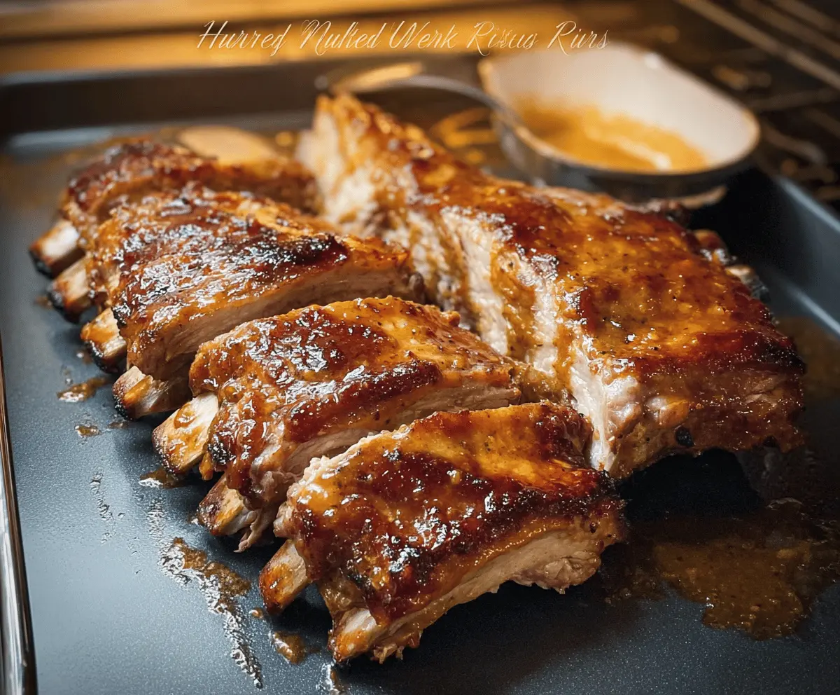 Easy Oven-Baked Mustard Pork Ribs Recipe