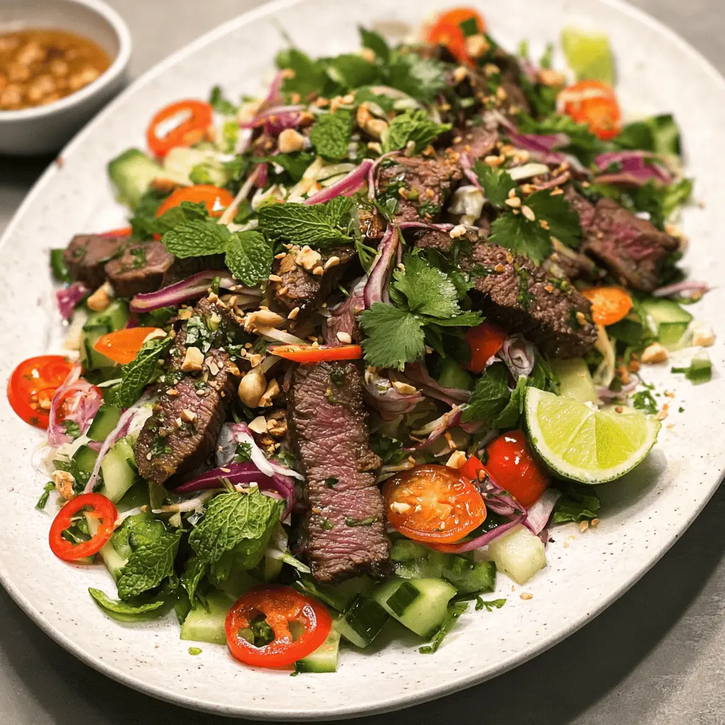 Easy Thai Beef Salad Recipe for Summer