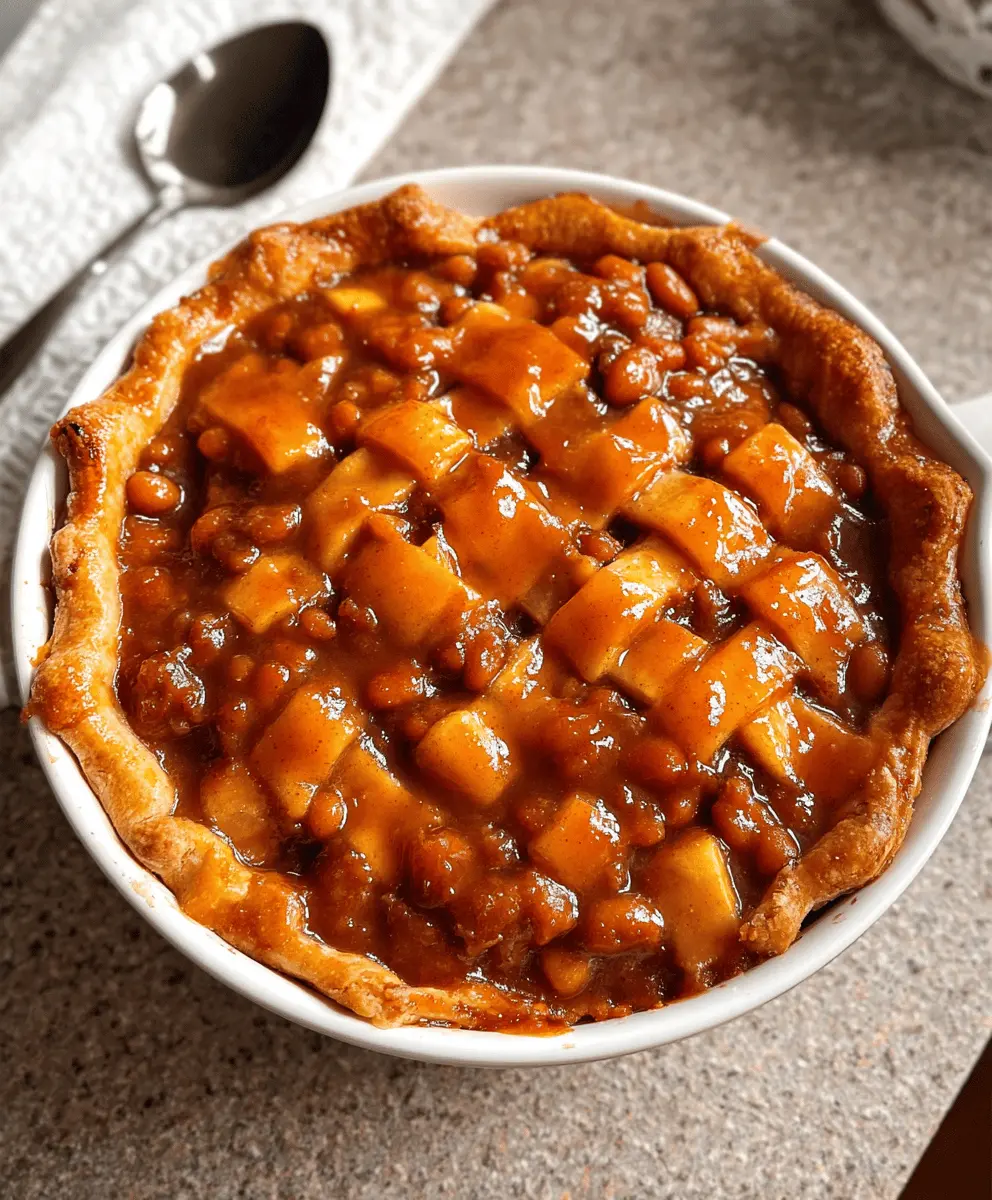 Cozy Apple Pie Baked Beans Recipe