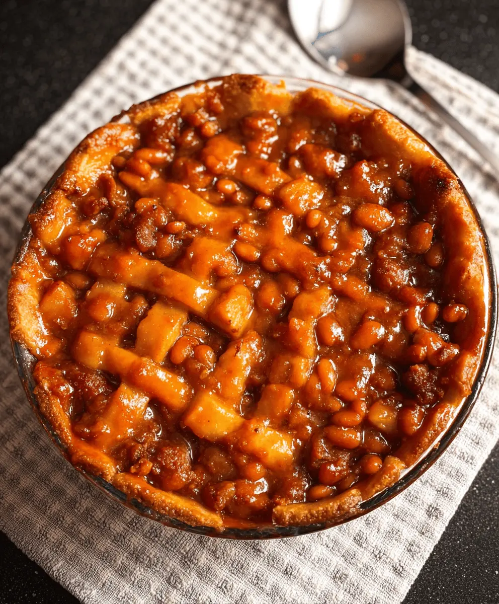 Cozy Apple Pie Baked Beans Recipe