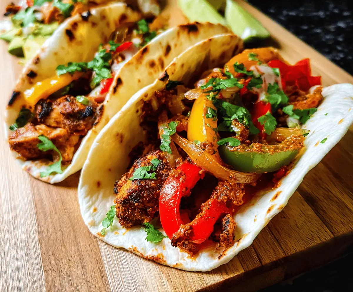 Best Ever Easy Chicken Fajitas Recipe