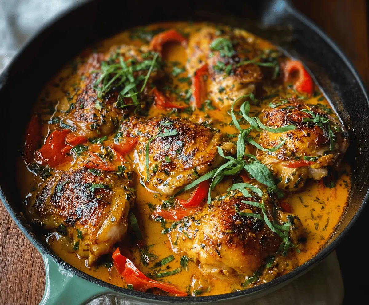 Easy Spicy Brazilian Coconut Chicken Recipe