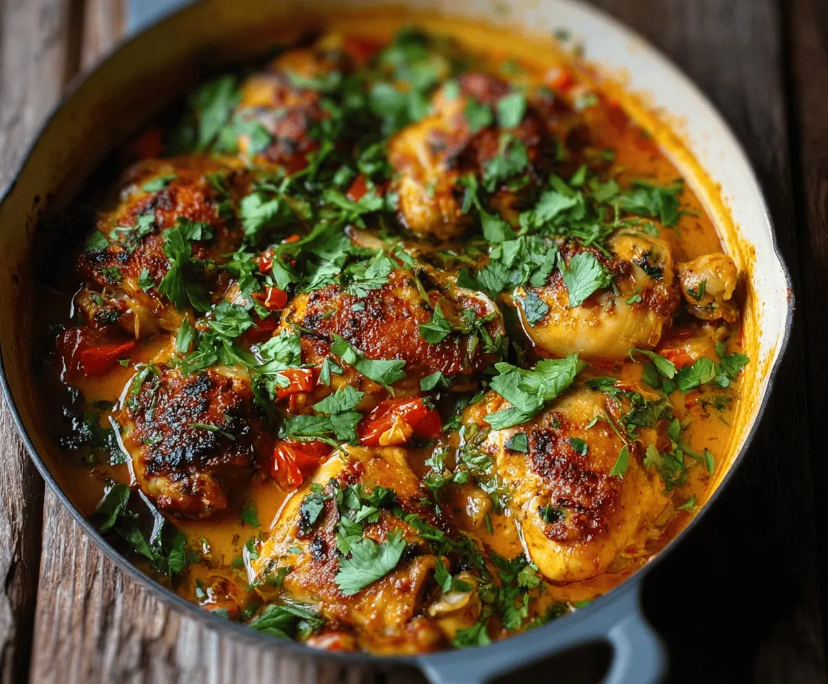 Easy Spicy Brazilian Coconut Chicken Recipe