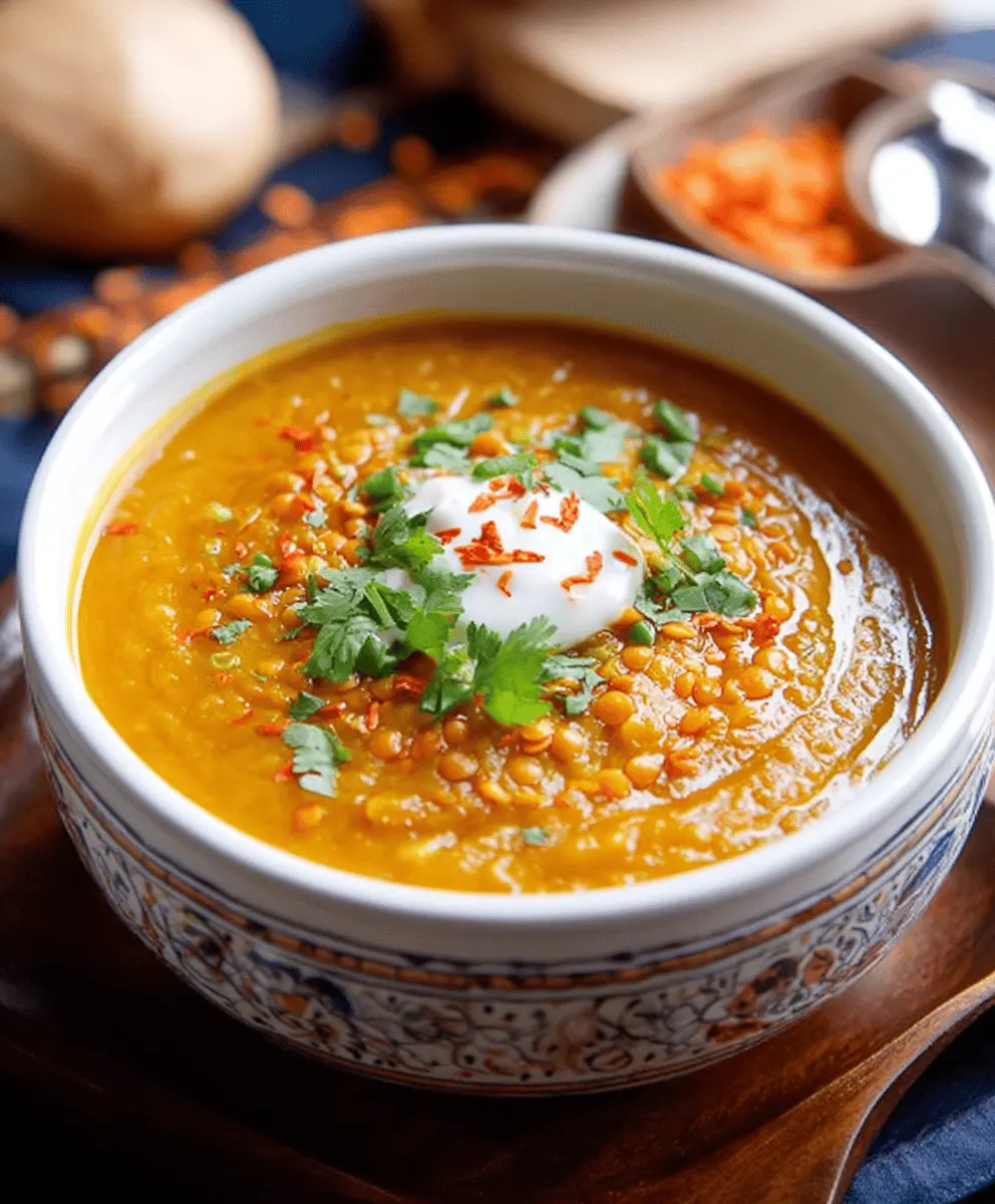 Easy Carrot and Lentil Soup for Cold Days
