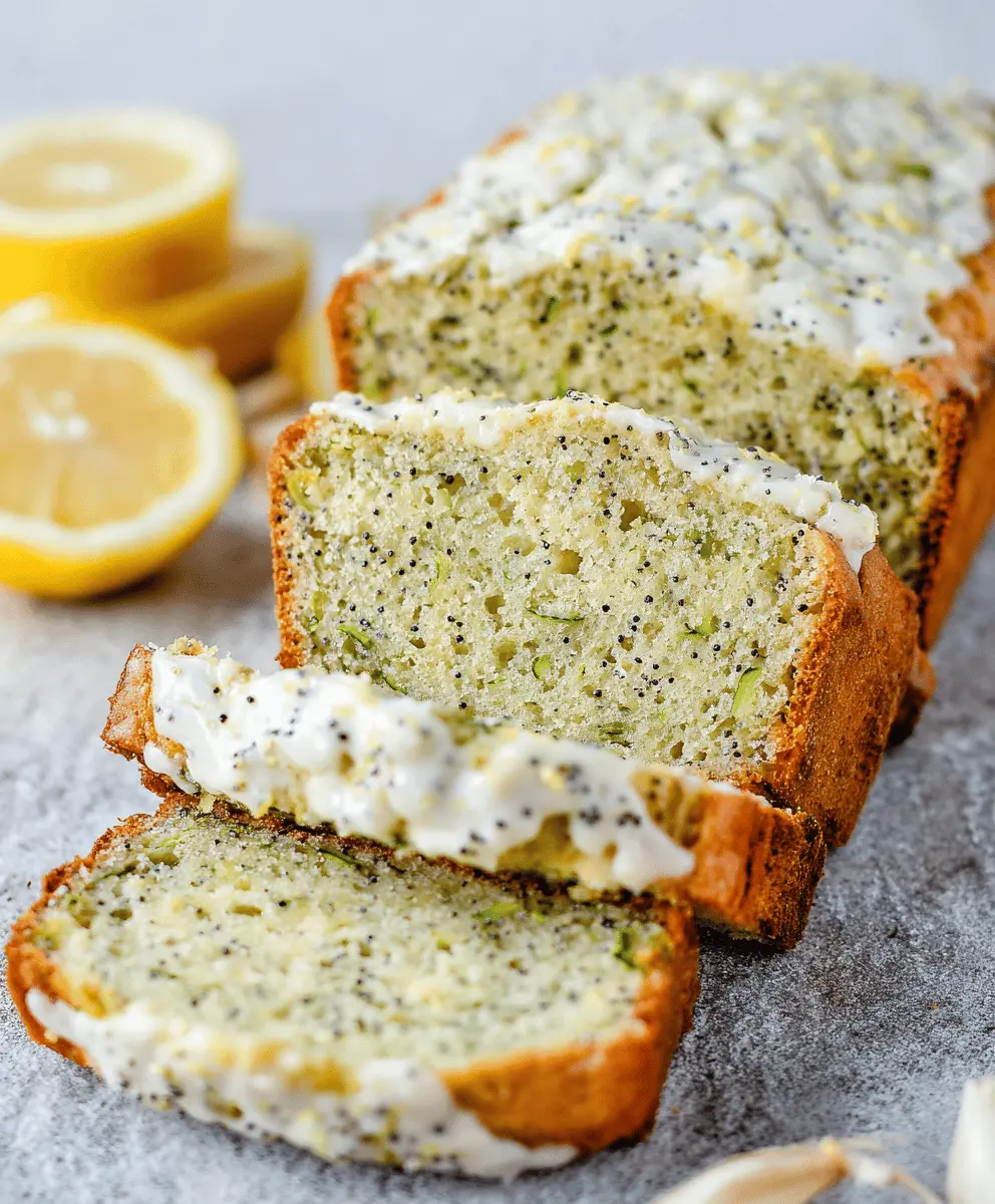 Easy Lemon Poppy Seed Zucchini Bread Recipe