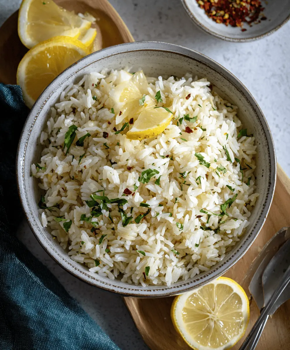 Easy Greek Lemon Rice Recipe in 35 Minutes