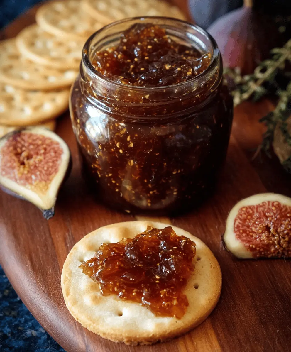 Easy Homemade Fig Jam Recipe from Dried Figs