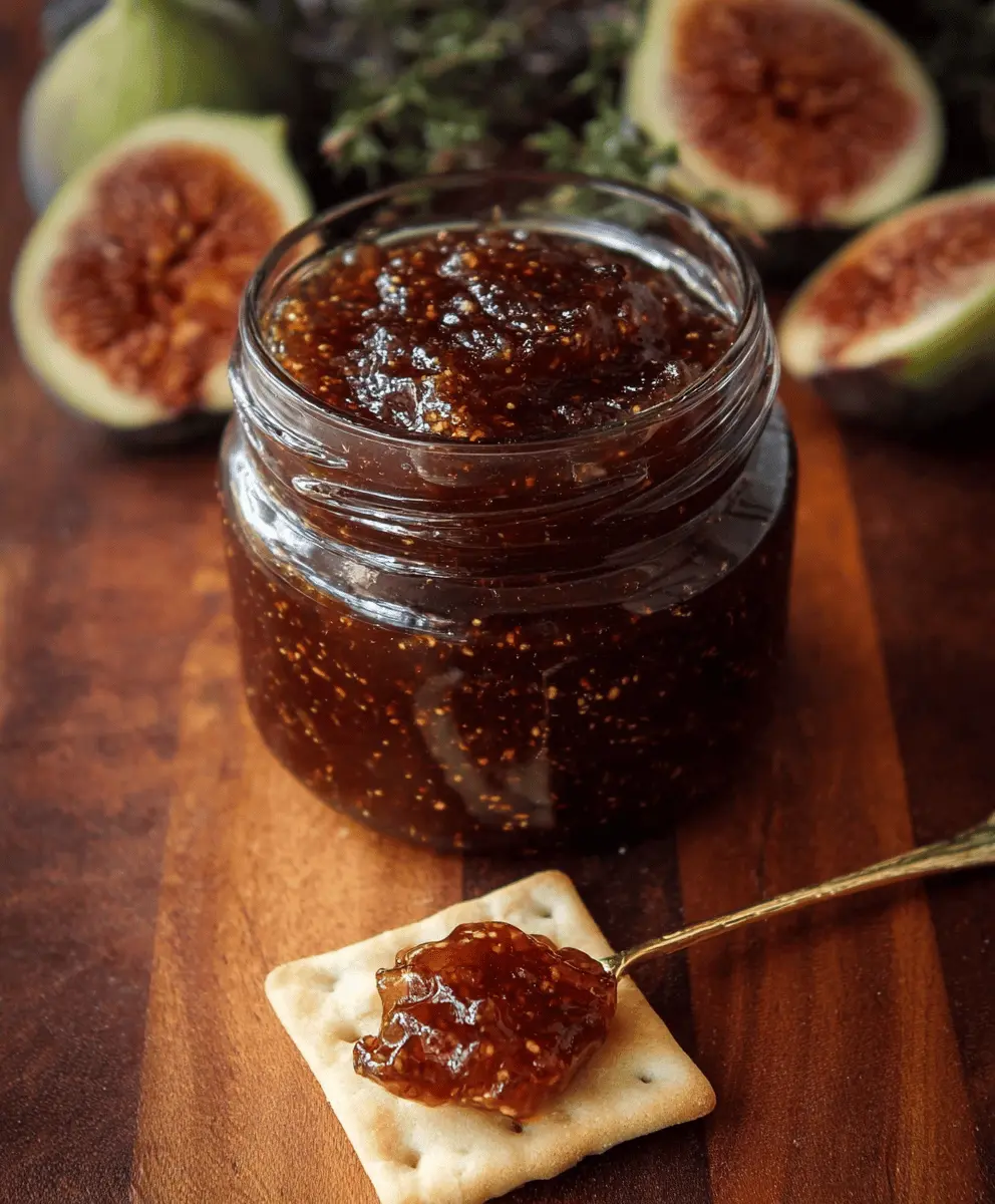 Easy Homemade Fig Jam Recipe from Dried Figs