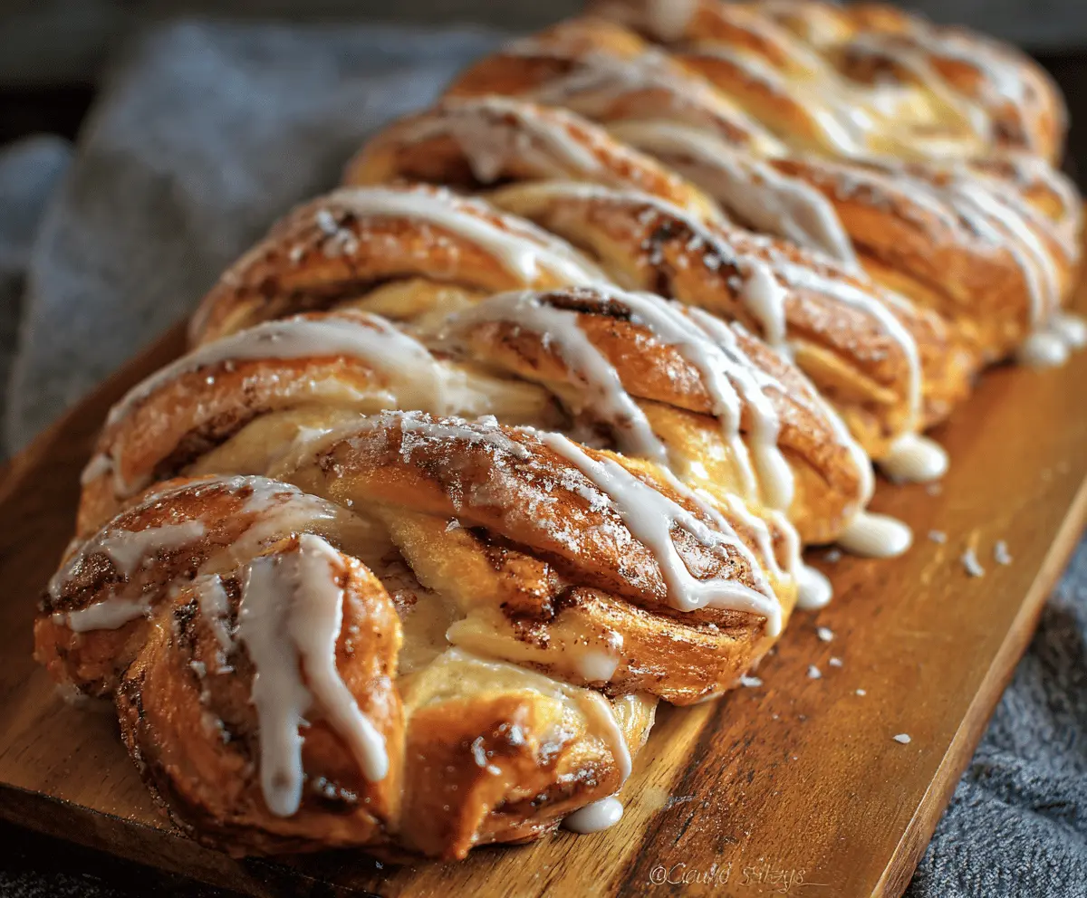 Soft Cinnamon Roll Braided Bread Recipe