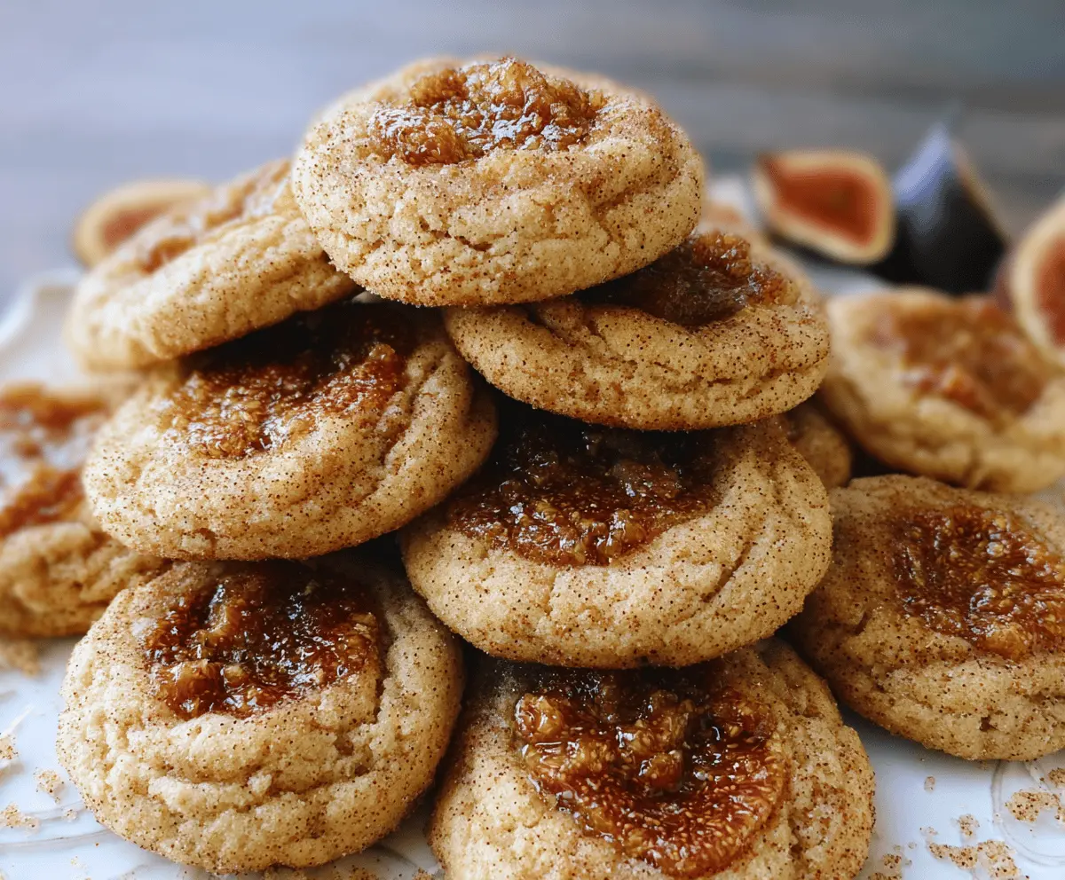 Easy Fig Cookies with Brown Sugar and Honey
