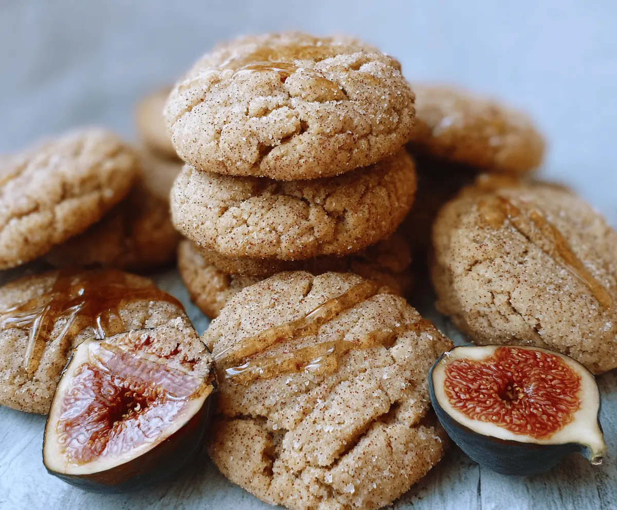 Easy Fig Cookies with Brown Sugar and Honey