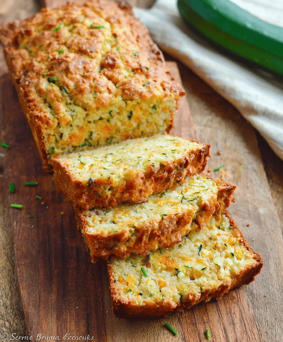 Best Zucchini Cheddar Bread Recipe