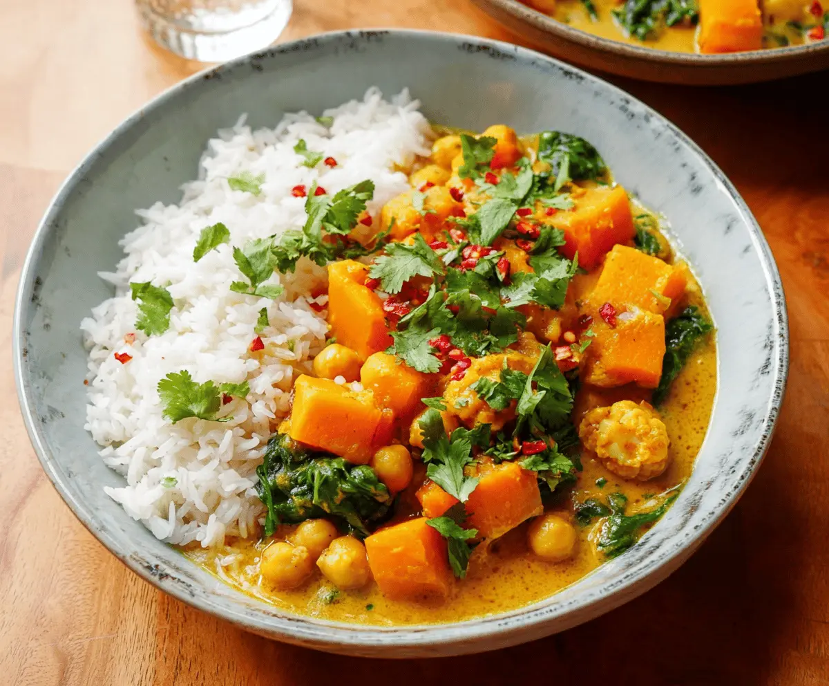 Creamy Butternut Squash Coconut Curry Recipe