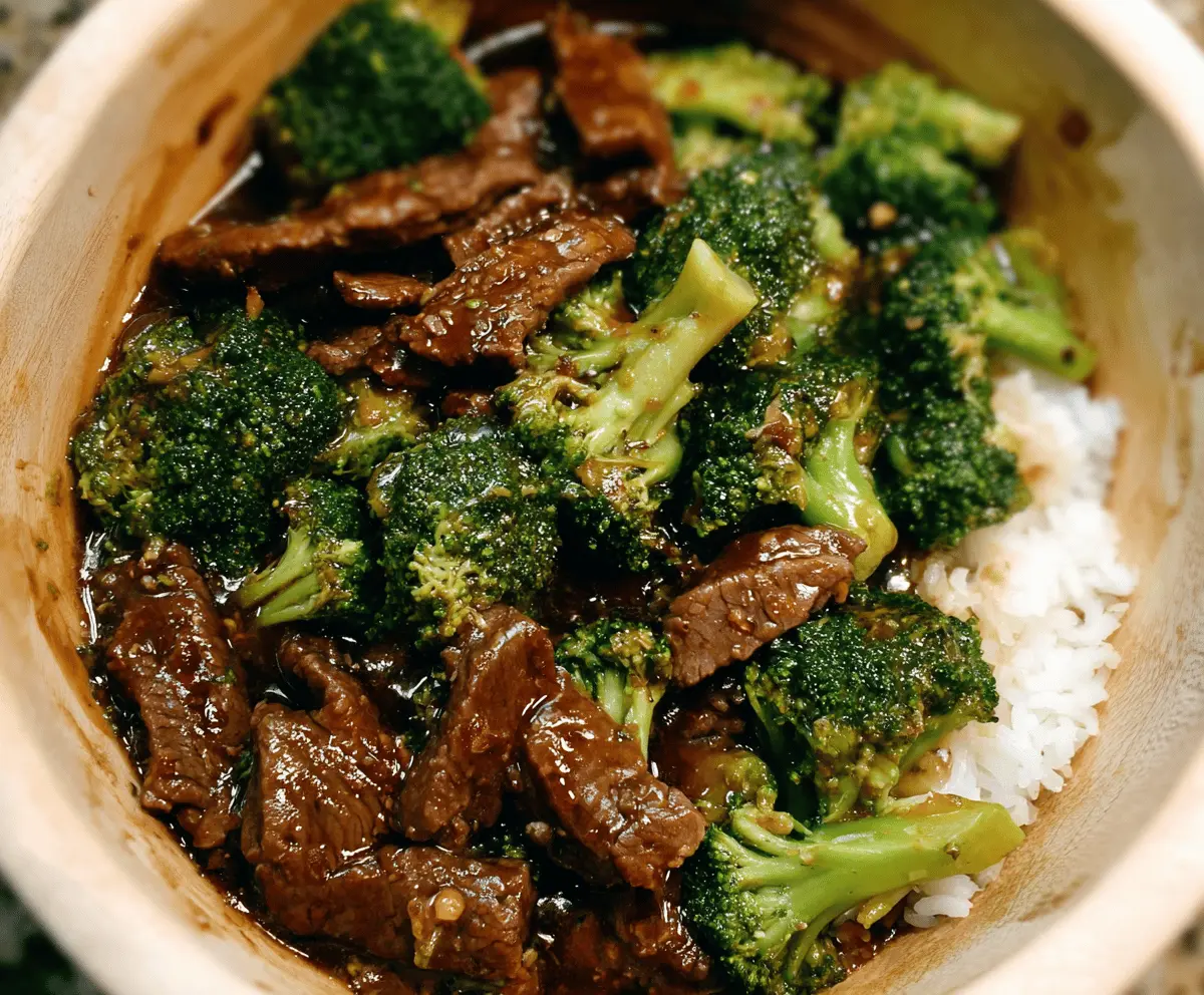 Easy Crock Pot Beef and Broccoli Recipe