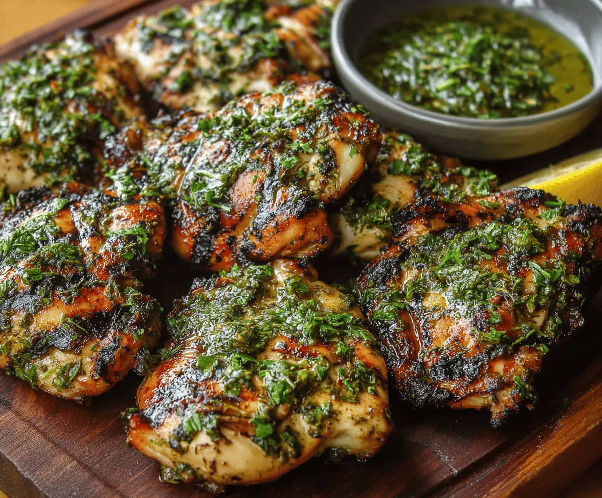 Easy Grilled Chimichurri Chicken Recipe