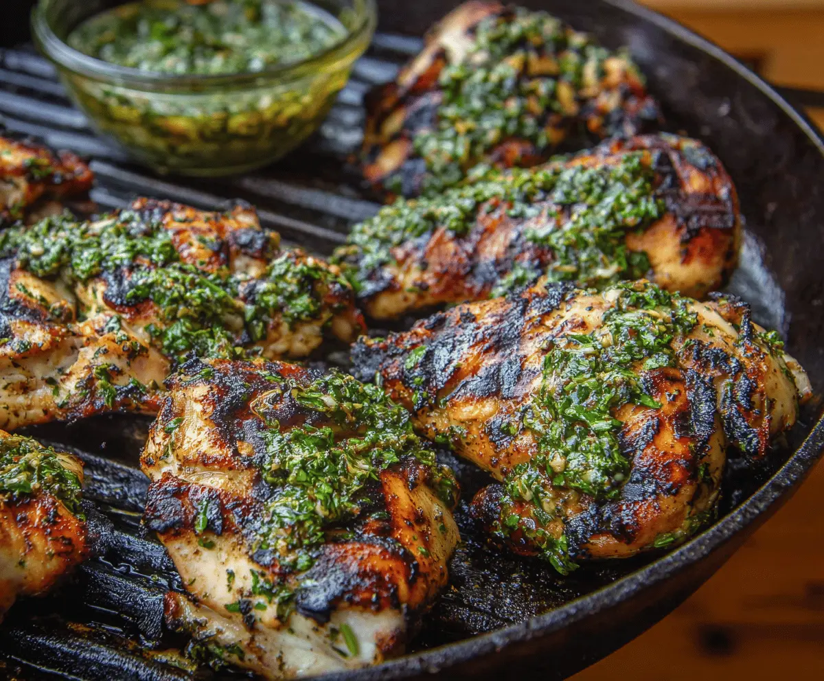 Easy Grilled Chimichurri Chicken Recipe