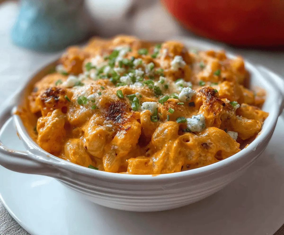 Creamy Buffalo Mac and Cheese Recipe