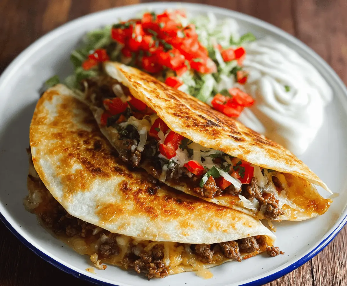 Easy Taco Quesadillas Recipe for Busy Nights