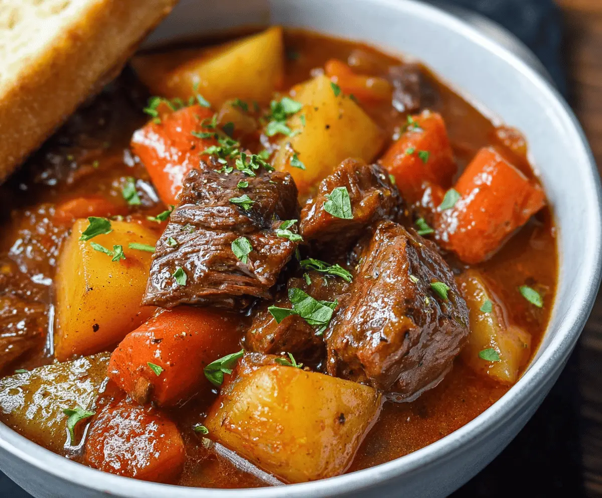 Easy Crockpot Beef Stew Recipe for Hearty Comfort