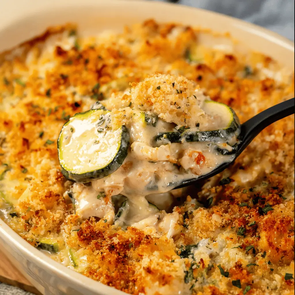 Easy Chicken Zucchini Casserole Recipe