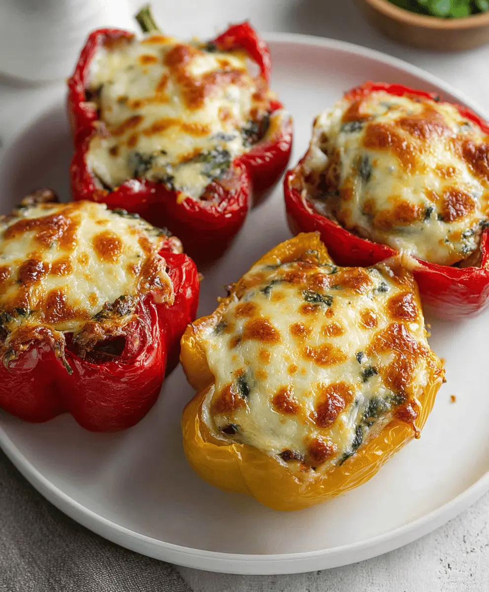 Easy Cheesy Stuffed Peppers Recipe