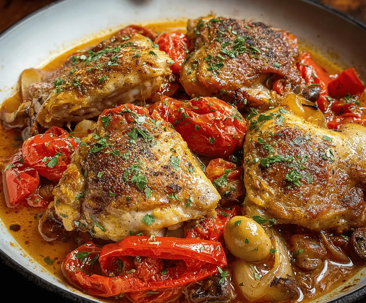 Easy Chicken Scarpariello Recipe with Bold Flavors