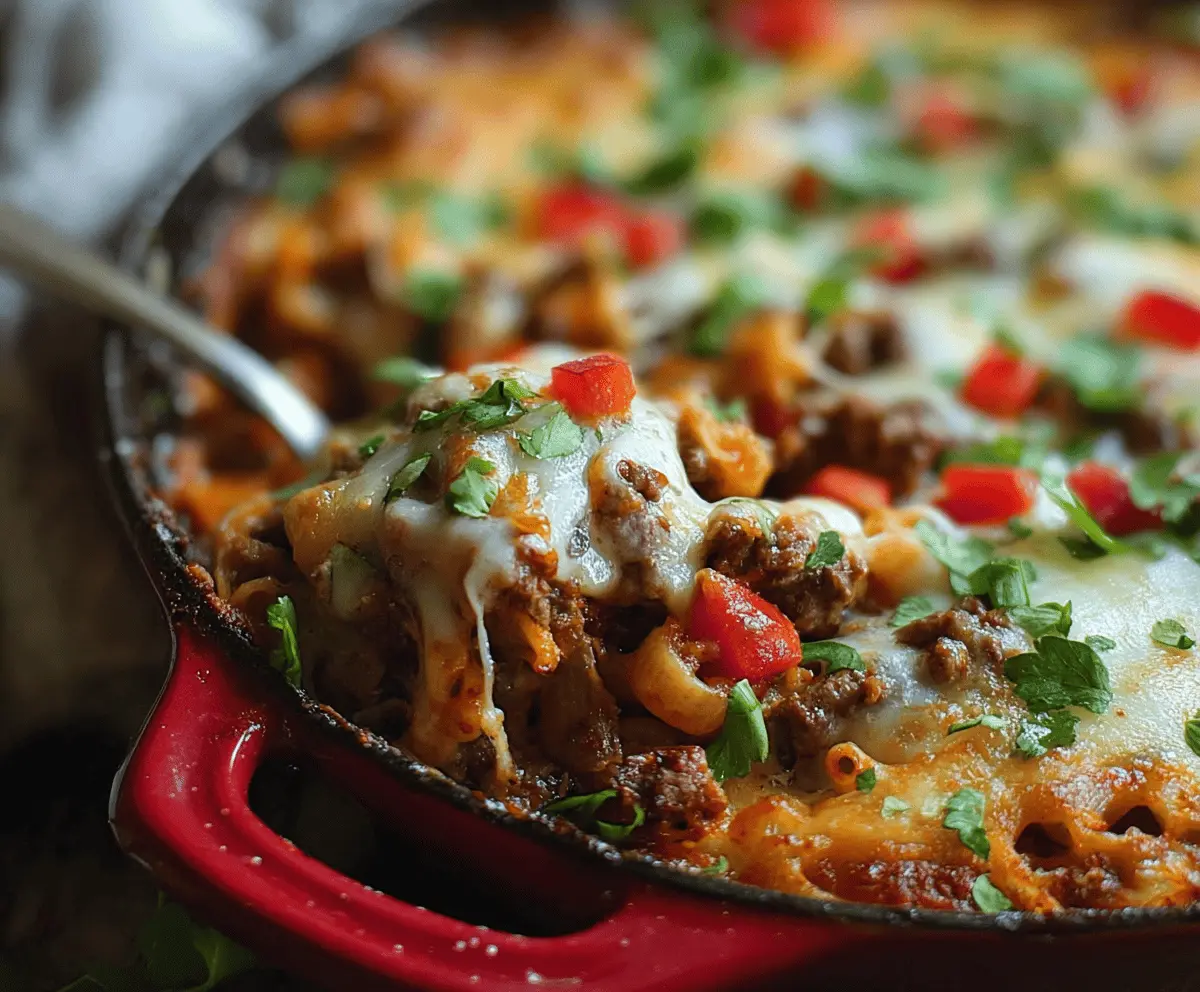 Easy Beef Lombardi Casserole Recipe