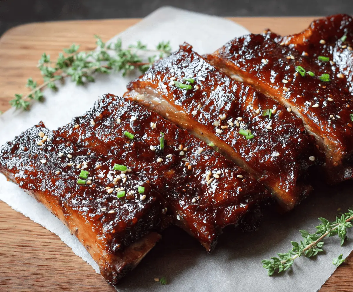 Sweet and Sticky BBQ Ribs Recipe