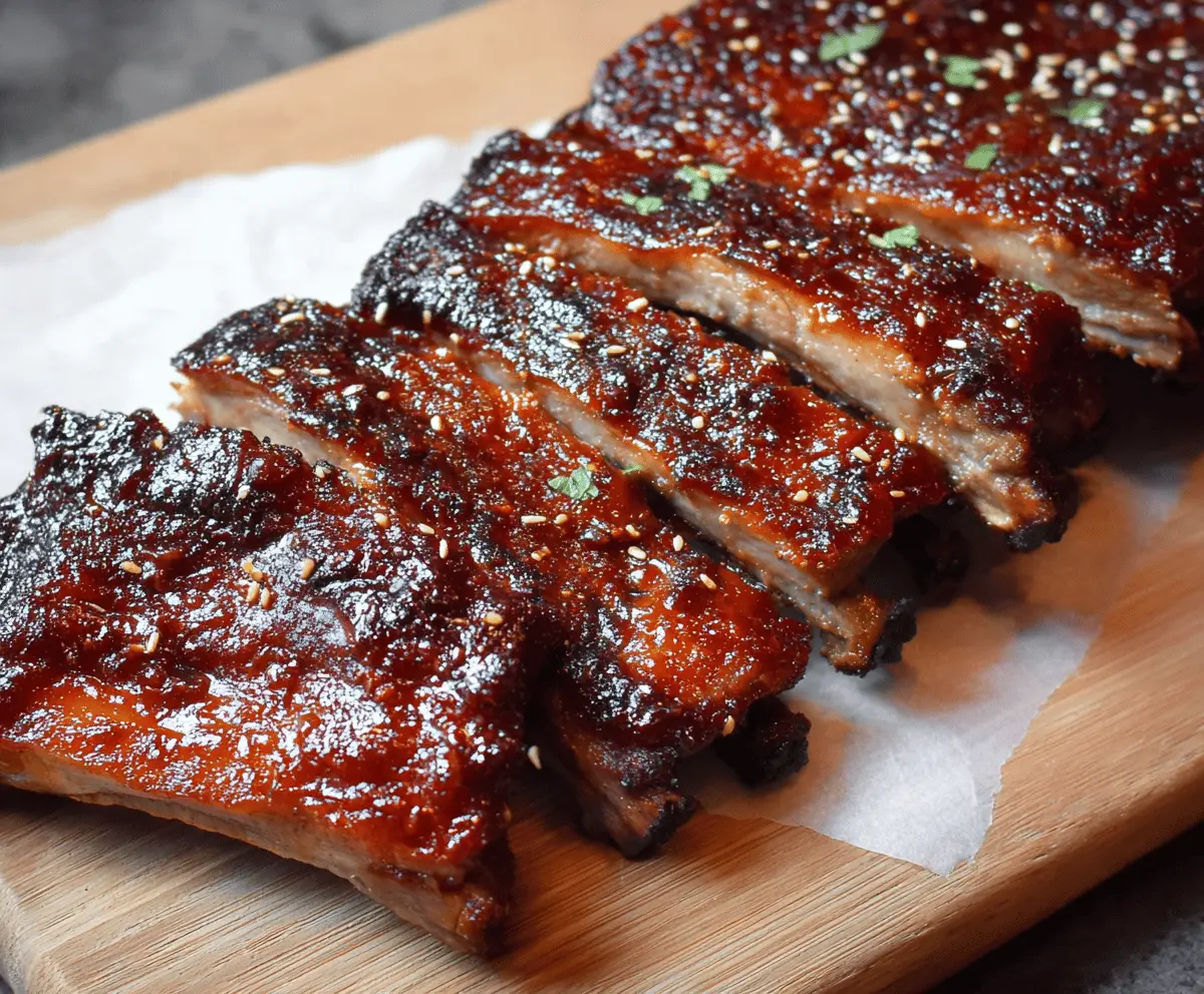 Sweet and Sticky BBQ Ribs Recipe