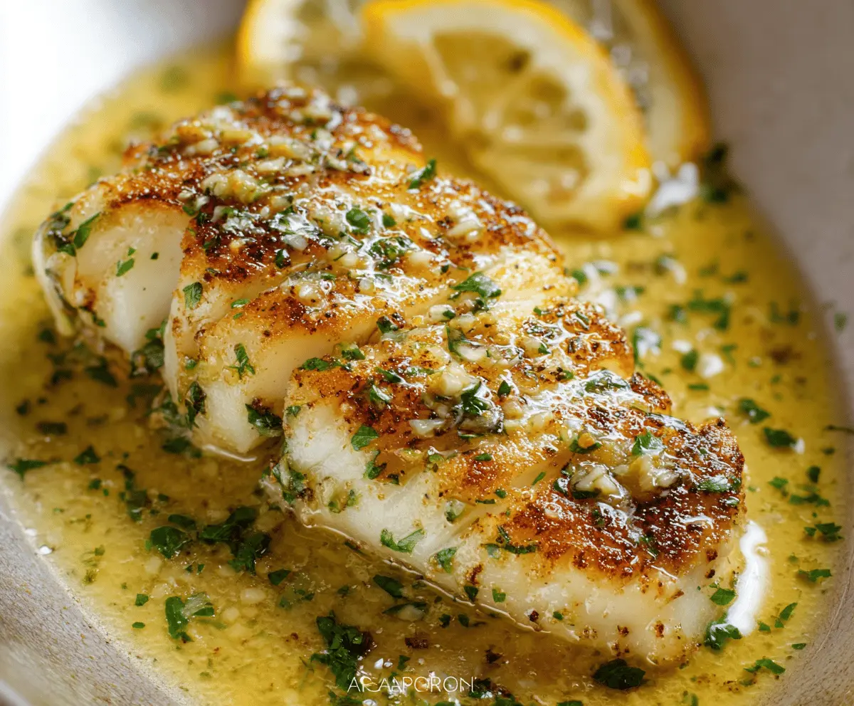 Easy Garlic Butter Cod Recipe for Dinner