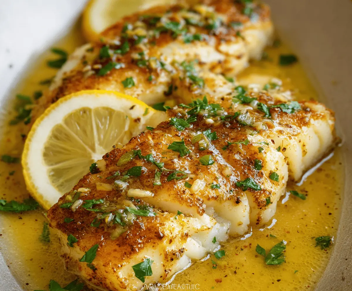Easy Garlic Butter Cod Recipe for Dinner
