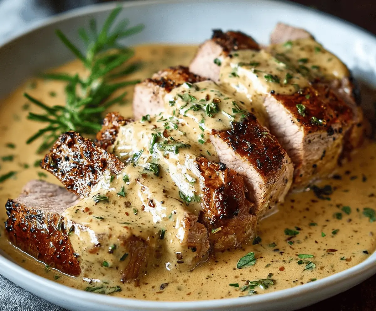 Best Pork Tenderloin with Creamy Dijon Sauce