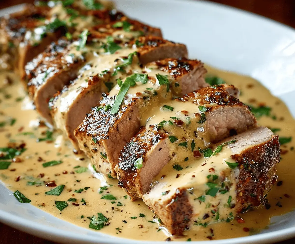 Best Pork Tenderloin with Creamy Dijon Sauce